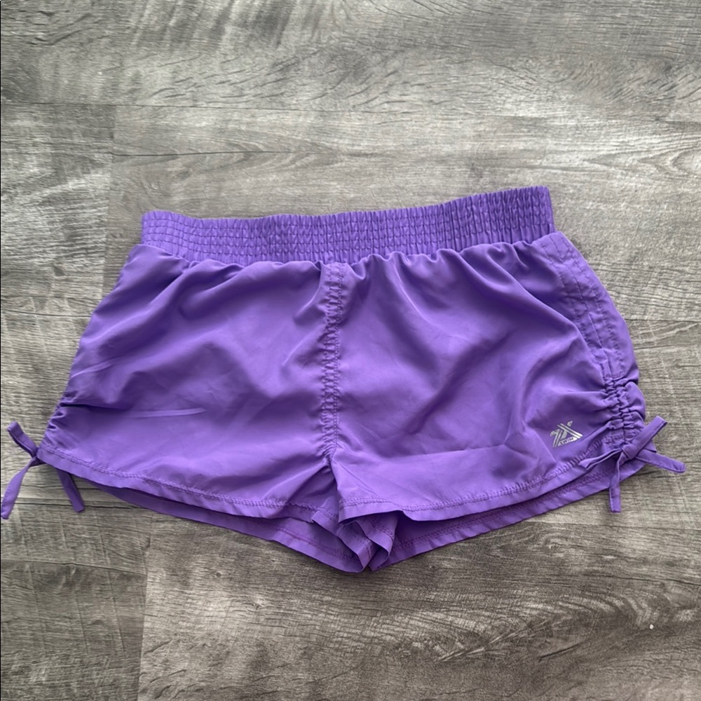 ZeroXposur Purple Swim Athletic Shorts Lightweight Elastic Waistband